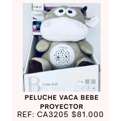 PELUCHE DE VACA BEBE PROYECTOR