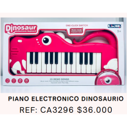 PIANO ELECTRONICO DINOSAURIO