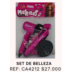 SET DE JUGUETES DE PEINADO
