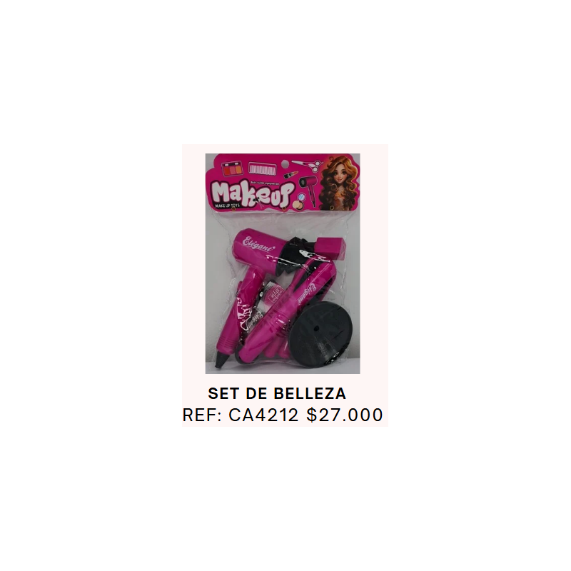 SET DE JUGUETES DE PEINADO