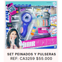 SET DE JUEGO PARA PEINADOS