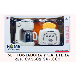 SET DE TOSTADORA Y CAFETERA