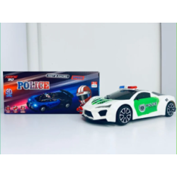 CARRO DE POLICIA CON LUZ Y SONIDO