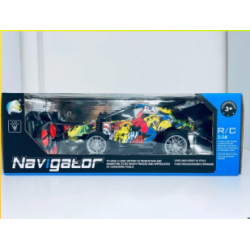 CARRO CON GRAFITIS DE CONTROL REMOTO