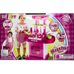 Juego de cocina en maleta