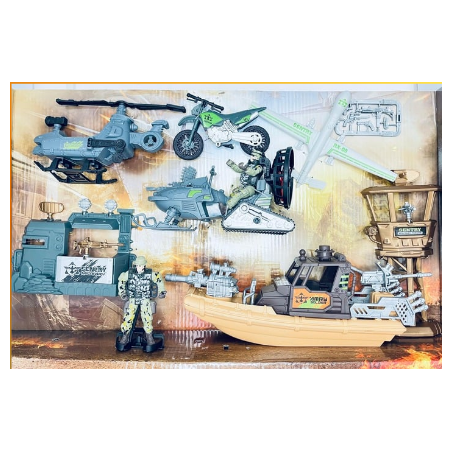 SET DE VEHICULOS MILITARES