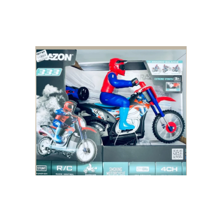 MOTO LANZA HUMO DE CONTROL REMOTO