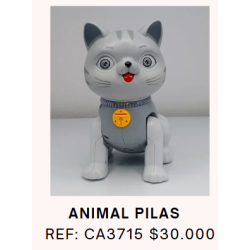 Juguete gato con baterias