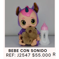 BEBE UNICORNIO CON SONIDO