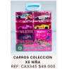 COLECCION DE CARROS PARA NIÑAS X6