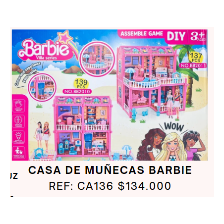 CASA DE MUÑECAS BARBIE