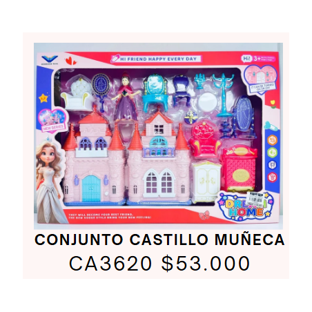 CASTILLO DE MUÑECAS MINIATURA