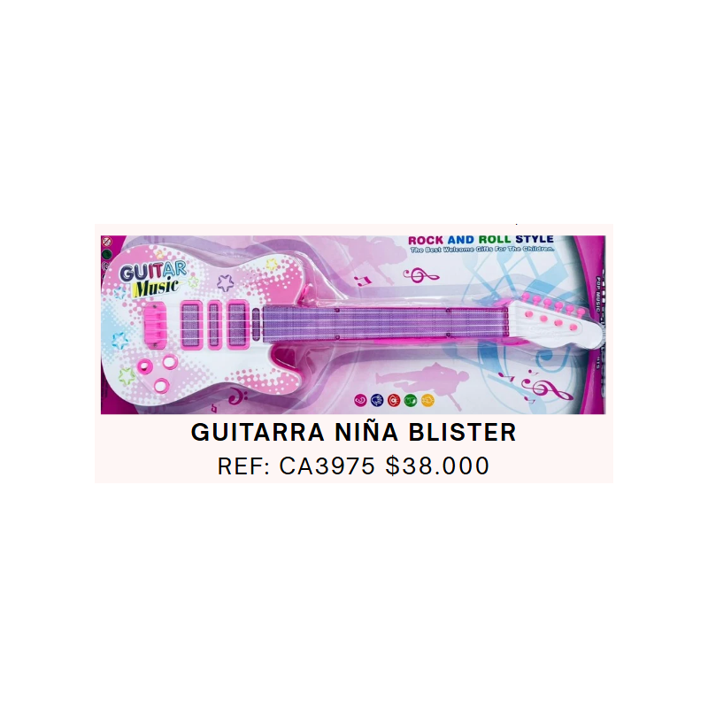 GUITARRA DE JUGUETE BLISTER