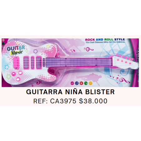 GUITARRA DE JUGUETE BLISTER