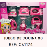 JUEGO DE COCINA CON ELECTRODOMESTICOS X6