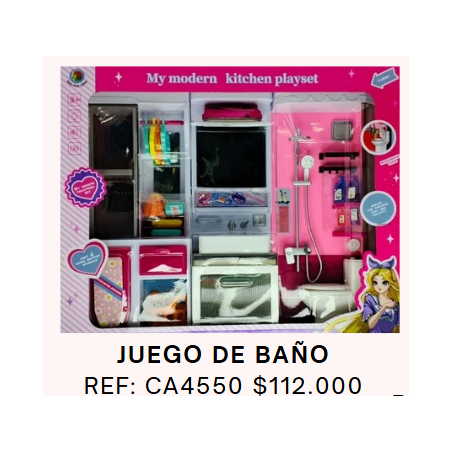 SET DE DECORACIONES PARA CASA DE MUÑECAS