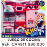 SET DE JUEGO DE COCINA PARA CASA DE MUÑECAS