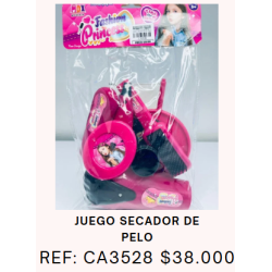 JUEGO DE ARTICULOS PARA PEINARSE