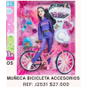 BARBIE CON BICICLETA