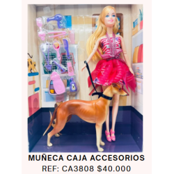 BARBIE PASEADORA DE PERROS