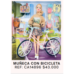BARBIE CON BICICLETA