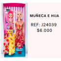 BARBIE Y BEBE VESTIDOR