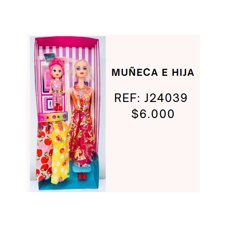 BARBIE Y BEBE VESTIDOR