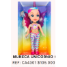 MUÑECA BEBE UNICORNIO