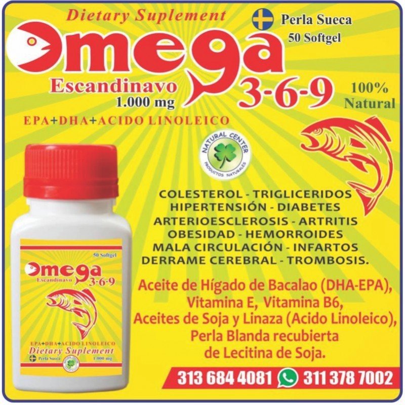 Omega 3 - 6 - 9 Escandinavo