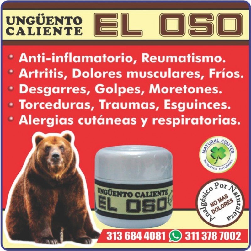UNG¨ÜENTO EL OSO