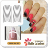 Guia plantilla Manicura francesa Bella Lakshmi