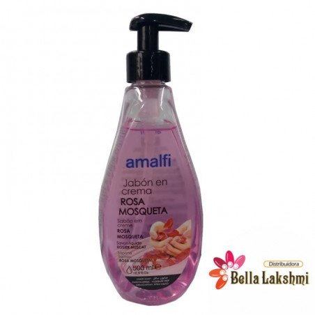 JABÓN EN CREMA AMALFI ROSA MOSQUETA 500 ml JABÓN EN CREMA AMALFI ROSA MOSQUETA 500 ml