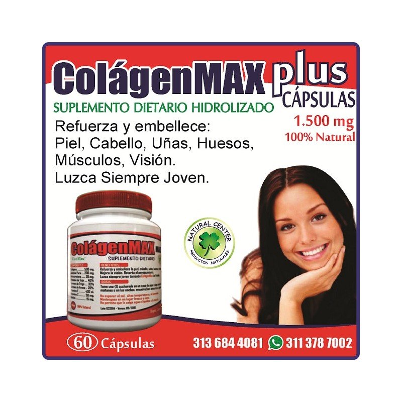 Colageno Capsulas Natural Center