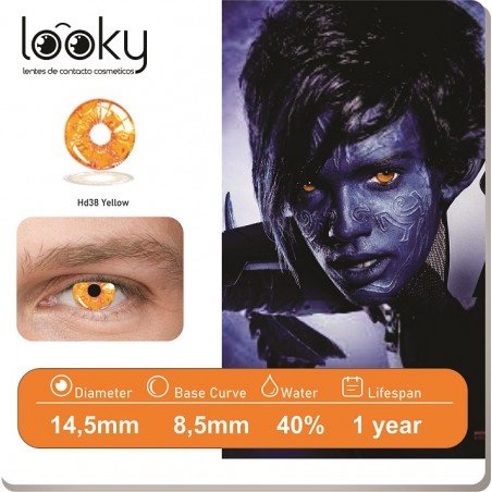Lentes de Contacto Cosmeticos Hd 38 Yellow Lentes de Contacto Cosmeticos Hd 38 Yellow