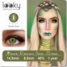 Lentes de Contacto Cosmeticos Dinosaur Green