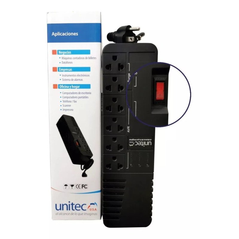 Regulador de voltaje Unitec