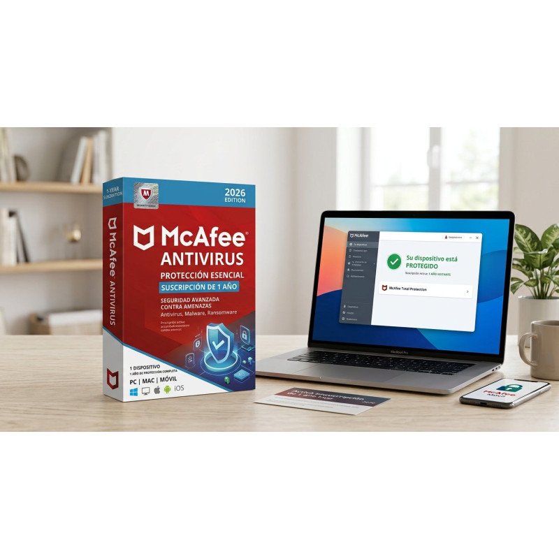 ¡Protege tu Vida Digital: McAfee Total Protection, Defensa Avanzada contra Amenazas! 