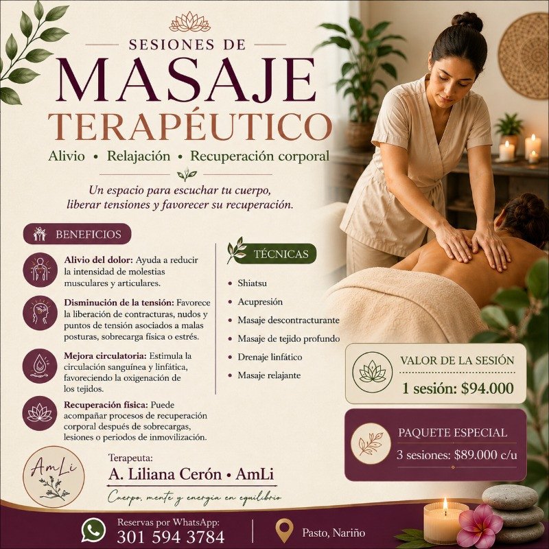 Masaje terapéutico