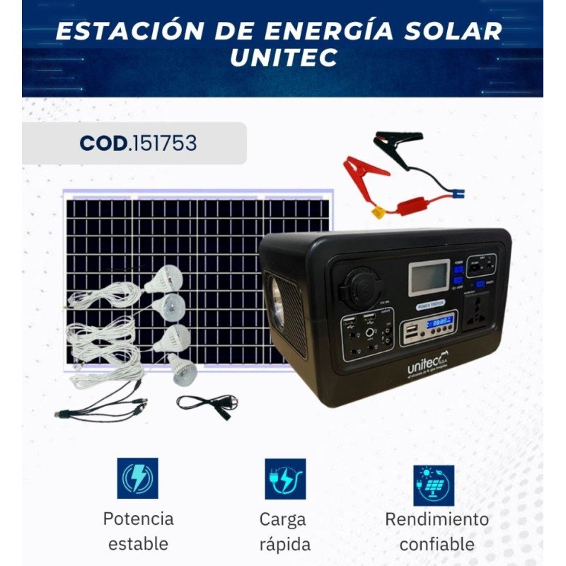 Estación de energía solar