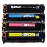Juego de cartuchos de tóner genéricos CF540A ,CF541A,CF542A, CF543A 